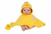 Dukker & Tilbehør - Tiny Treasures My First .Bath Time Fun Doll Set - 30717
