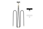 Mobil - Andet Tilbehør - Tech-Protect C7S Rope Crossbody Strap - Grey - 5906302372034