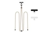 Mobil - Andet Tilbehør - Tech-Protect C7S Rope Crossbody Strap - Beige - 5906302377305