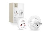 Mobil - Adaptere & Opladere - Tech-Protect Universal Travel Adapter for EU - White - 5906302380459