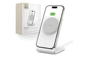 Mobil - Adaptere & Opladere - Tech-Protect QI15W-A38 MagSafe Wireless Charger - White - 5906302372201