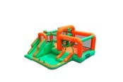 Udendørsleg - Doctor Dolphin Actionworld Hoppeborg inkl. 450 watt blæser - 72024