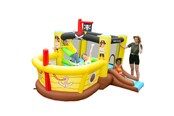 Udendørsleg - Doctor Dolphin Pirate Bouncer inkl. 450 watt blower - 72015