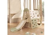 Udendørsleg - Elite Toys Kids Zone aktivitets hus med rutsjebane og gynge - 6950972