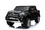 Løbecykler, Gåbiler & Scootere - Mercedes X-Class sort 12V, 4x12V motorer, 2 personers. - 6950147