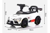 Løbecykler, Gåbiler & Scootere - Toyota Supra GT4 gå-bil med musik - 6951417