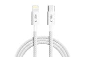 USB kabel - Tech-Protect UltraBoost USB-C / Lightning PD27W/3A Cable 200 cm - Grey - 5906302380954
