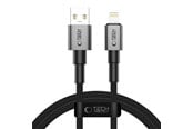 USB kabel - Tech-Protect UltraBoost DNA USB-A / Lightning 15W/2.4A 100 cm Cable - Grey - 5906302380855