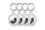 Mobil - Covers & Cases - Tech-Protect Icon 4-pack case for Apple AirTag - transparent - 5906302360765