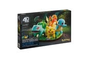 Puslespil - Pokemon 4D Build Pokémon First Starters 28 cm 4D Puzzles - 29970/6079044