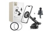 Mobil - Andet Tilbehør - Tech-Protect  N58 Magnetic MagSafe Car Mount for Cockpit Windshield or Air Vent Mount - Black - 5906302360888