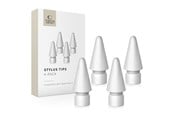 Mobil - Andet Tilbehør - Tech-Protect Stylus Tips for Apple Pencil 4-Pack - White - 5906302322978