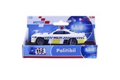 Legetøjsbil - Impulse Toys Politibil dansk m/pullback die-cast 11cm 1:36 - 5010042A