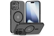 Mobil - Covers & Cases - Tech-Protect MagStand MagSafe Case for iPhone 17 - Matte Black - 5906302330492