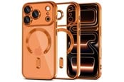 Mobil - Covers & Cases - Tech-Protect MagFlex MagSafe Case for iPhone 17 Pro - Clear Orange - 5906302334612