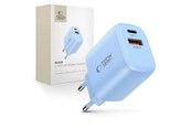 Mobil - Adaptere & Opladere - Tech-Protect NCA30 PD 30W QC3.0 USB-A / USB-C Wall Charger - Blue - 5906302330676