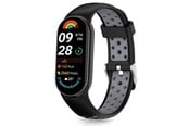 Smartwatch - Tilbehør - Tech-Protect IconBand Air Strap for Xiaomi Smart Band 8 / 9 / 10 / NFC - Black & Gray - 5906302331338