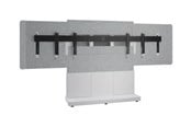Vægbeslag, AV-Beslag & AV-Møbler - Middle Atlantic Forum stand - for 2 flat panels - Maks 136 kg - Maks størrelse 76"-85" - FM-DS-6675FS-MD8W