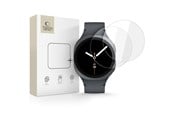 Mobil - Beskyttelsesglas - Tech-Protect Glass Fit+ 2-pack Tempered Glass for Samsung Galaxy Watch 8 44mm - Clear - 5906302331499