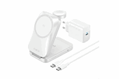 Mobil - Adaptere & Opladere - Anker Prime Wireless Charging Station(3-in-1 MagGo AirCool Foldable) - White - B25N1G21