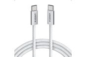 USB kabel - Anker Zolo USB-C to USB-C Cable (1.8m 240W) - White - A8060H22