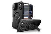 Mobil - Covers & Cases - Tech-Protect Kevlar MagSafe Case for iPhone 17 Pro Max - Black - 5906302331642