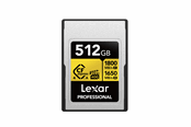 Hukommelseskort - Lexar Professional GOLD CFexpress 4.0 Type A - 512GB - LCAEXG4512G-RNENG