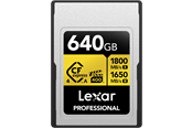 Hukommelseskort - Lexar Professional GOLD CFexpress 4.0 Type A - 640GB - LCAGOLD640G-RNENG