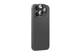 Mobil - Beskyttelsesglas - AmazingThing Aviation-Grade Alloy Tempered Glass Lens for iPhone 16 Pro / 16 Pro Max Camera Lens - Black - IP16CAMPBKGLA