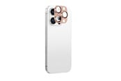 Mobil - Beskyttelsesglas - AmazingThing Aviation-Grade Alloy Tempered Glass Lens for iPhone 16 Pro / 16 Pro Max Camera Lens - Rose Gold - IP16CAMPGGLA