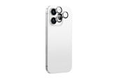 Mobil - Beskyttelsesglas - AmazingThing AR Aluminum 3 Lens Glass with Camera Lens Frame for iPhone 16 Pro / 16 Pro Max - Silver - IP16CAM3SGLA