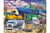 Puslespil - Larsen Puzzles Puzzle Transport - 37 pieces Maxi (36.5x28.5 cm) Floor - US44