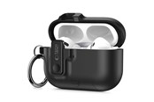 Mobil - Covers & Cases - Tech-Protect Slim Hook Case for AirPods Pro 3 - Black - 5906302333288