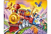 Puslespil - Larsen Puzzles Puzzle Circus Train - 30 pieces Maxi (36.5x28.5 cm) Floor - US14