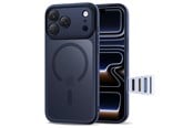 Mobil - Covers & Cases - Tech-Protect Magpeak Magsafe CC Case for iPhone 17 Pro - Navy Matte - 5906302333790