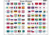 Puslespil - Larsen Puzzles Puzzle Flag-Puzzle - 80 pieces Maxi (36.5x28.5 cm) Floor - L2