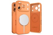 Mobil - Covers & Cases - Tech-Protect Silicone MagSafe Case for iPhone 17 Pro - Orange - 5906302333868