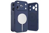 Mobil - Covers & Cases - Tech-Protect Silicone MagSafe Case for iPhone 17 Pro Max - Navy Blue - 5906302333875
