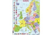 Puslespil - Larsen Puzzles Puzzle Europe (tall format) - 48 pieces Maxi (36.5x28.5 cm) Floor - K2