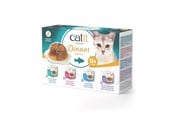 Katte - Catit - Dinner Dual-layer Wet Food for Cats - Multipack fish 12x75 g - 44720