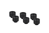 Gør-det-selv vandkøling - Thermal Grizzly DeltaMate Fitting - ST13 Black (6 - TG-DM-FIT-6017