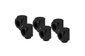 Gør-det-selv vandkøling - Thermal Grizzly DeltaMate Rotary - 90° Black (6-P - TG-DM-FIT-6003