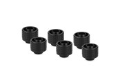Gør-det-selv vandkøling - Thermal Grizzly DeltaMate Fitting - ST16 Black (6 - TG-DM-FIT-6001