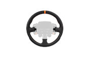 Spil tilbehør - Simagic ZS-330RR Rounded Steering Wheel Rim 330mm - Leather - SMG-RIM-ZS-330RR-L