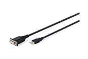 Netværkskabel - DIGITUS serial console cable - black - Sort - DA-70172