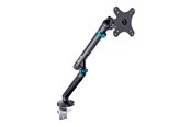 Vægbeslag, AV-Beslag & AV-Møbler - DIGITUS mounting kit - for curved / flat panel - single design 10 kg - black - Maks 10 kg - Maks størrelse 35 " - DA-90469