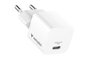 Mobil - Adaptere & Opladere - Verbatim Mini GaN Charger 20W with USB-C Cable - 32396