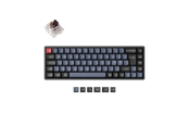 Tastatur - Keychron K6 Pro QMK/VIA Wireless RGB Hot Swap K Pro Brown - Gaming Tastatur - Uden Numpad - Nordisk - Sort - K6P-J3P-BO