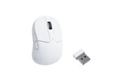 Mus - Keychron M4 8K Wireless - Gaming Mus - Optisk - 5 knapper - Hvid - M4-A24
