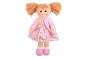 Dukke, bamse og udstyr - Bigjigs Fabric Doll Ella - 35cm - BJD061